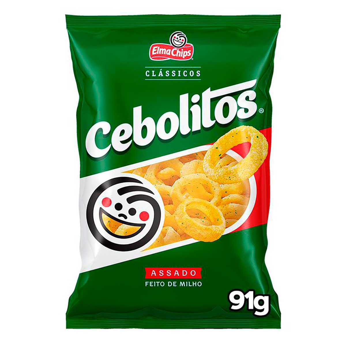 Salgadinho Cebola Elma Chips Cebolitos 91G