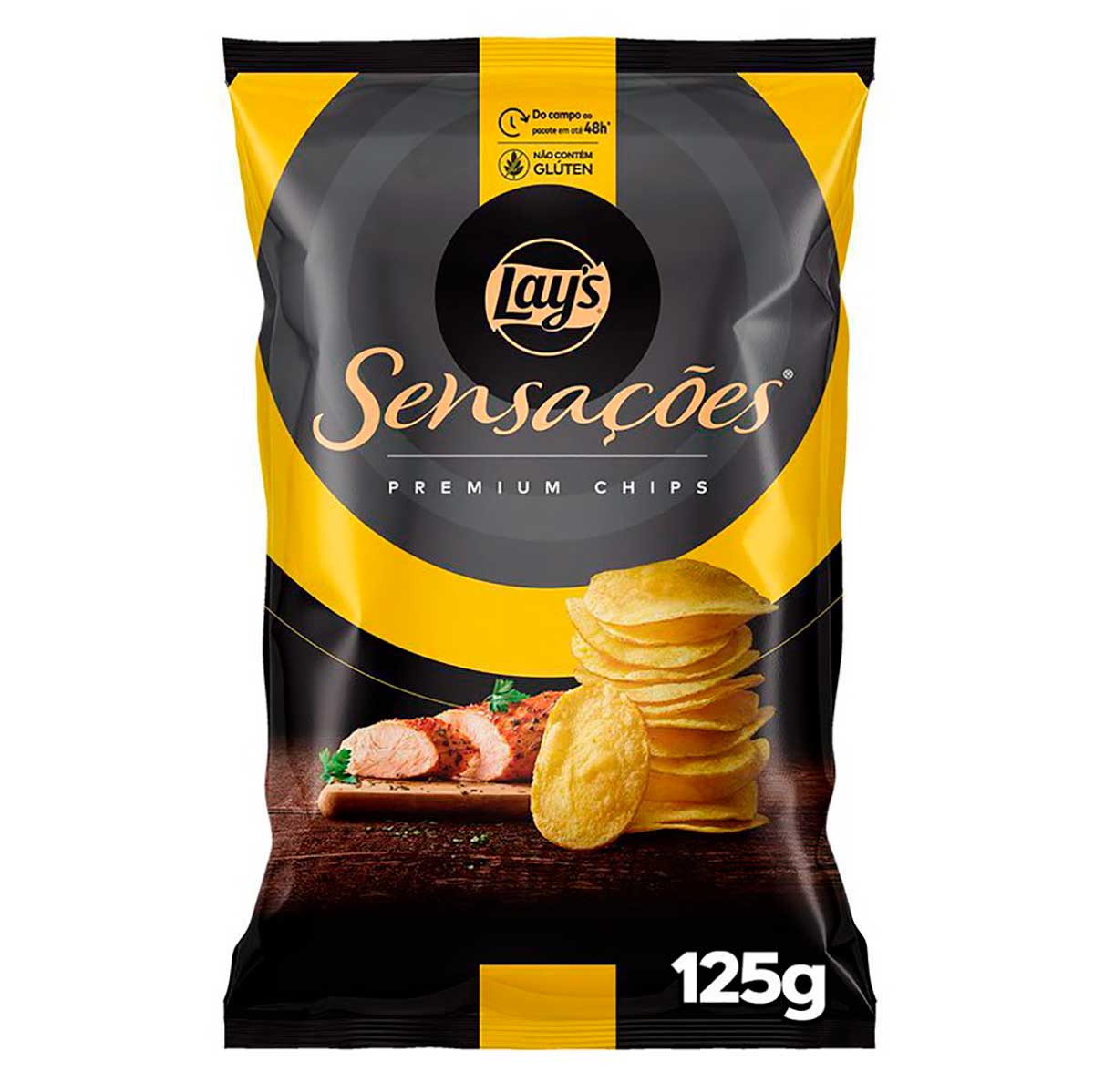 Batata Frita Frango Grelhado Sensações Elma Chips 125G