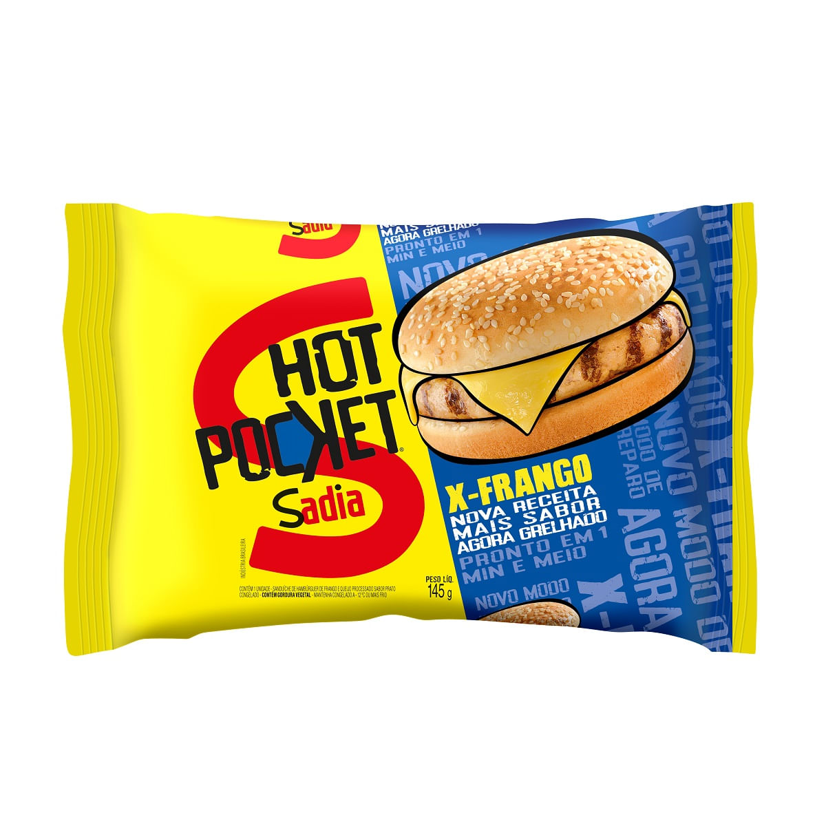 Hot Pocket X-Frango Sadia 145g
