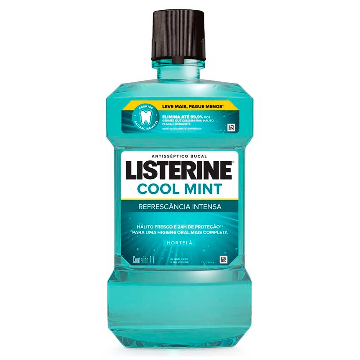 Enxaguante Bucal Hortelã Listerine Cool Mint Frasco 1l Leve Mais Pague Menos