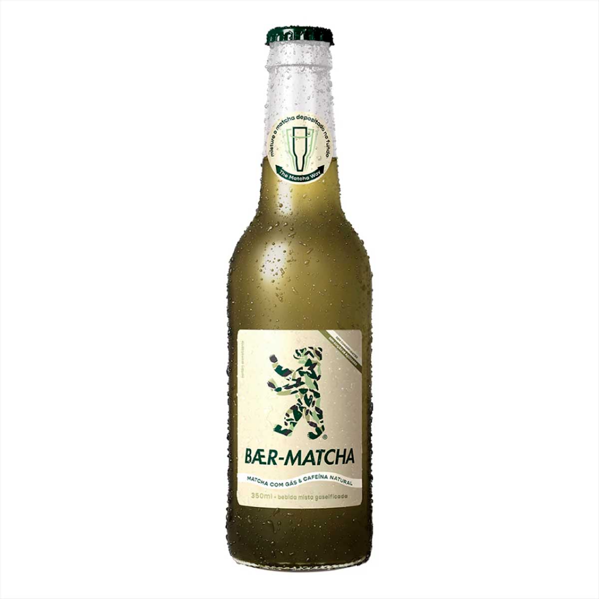 Baer-Matcha 350ml Matcha com Gás e Cafeína Natural