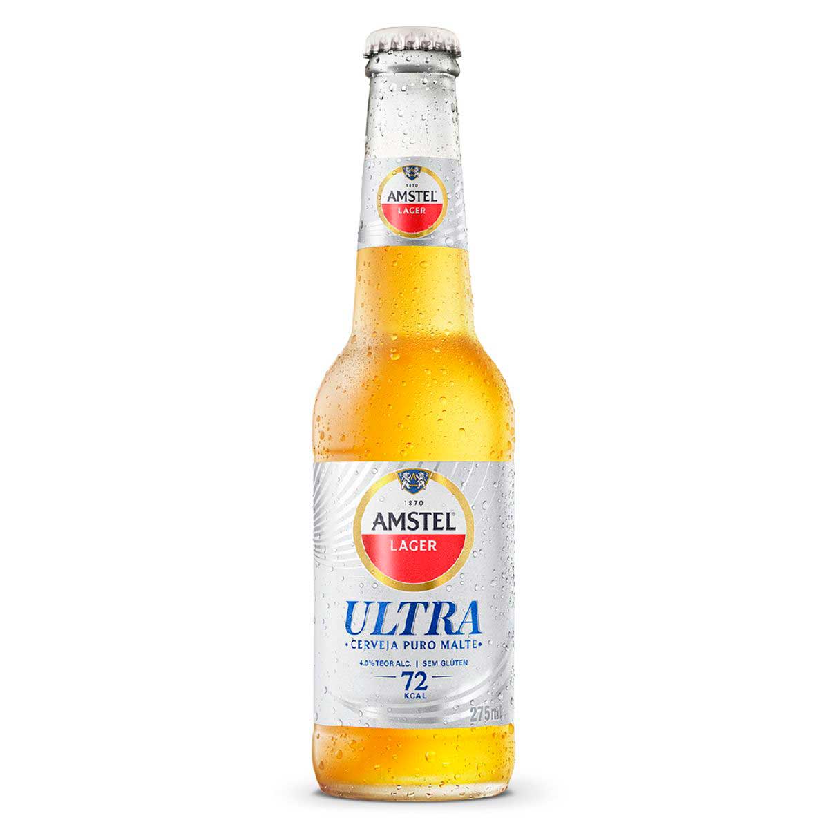 Cerveja Amstel Ultra Garrafa 275ml