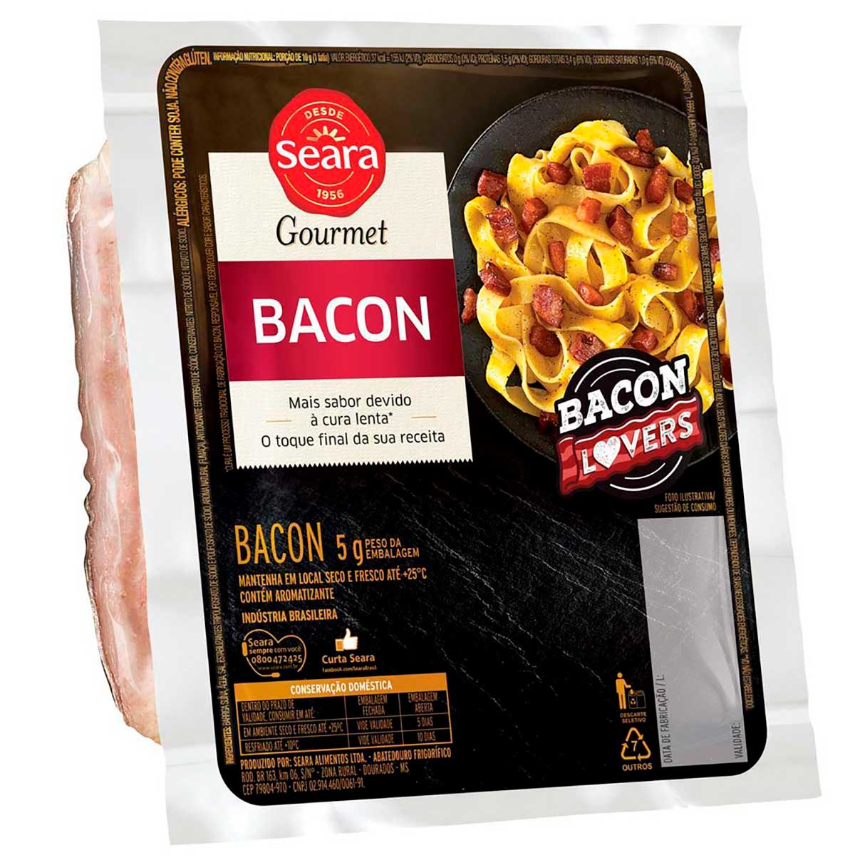 Bacon tablete Seara Gourmet