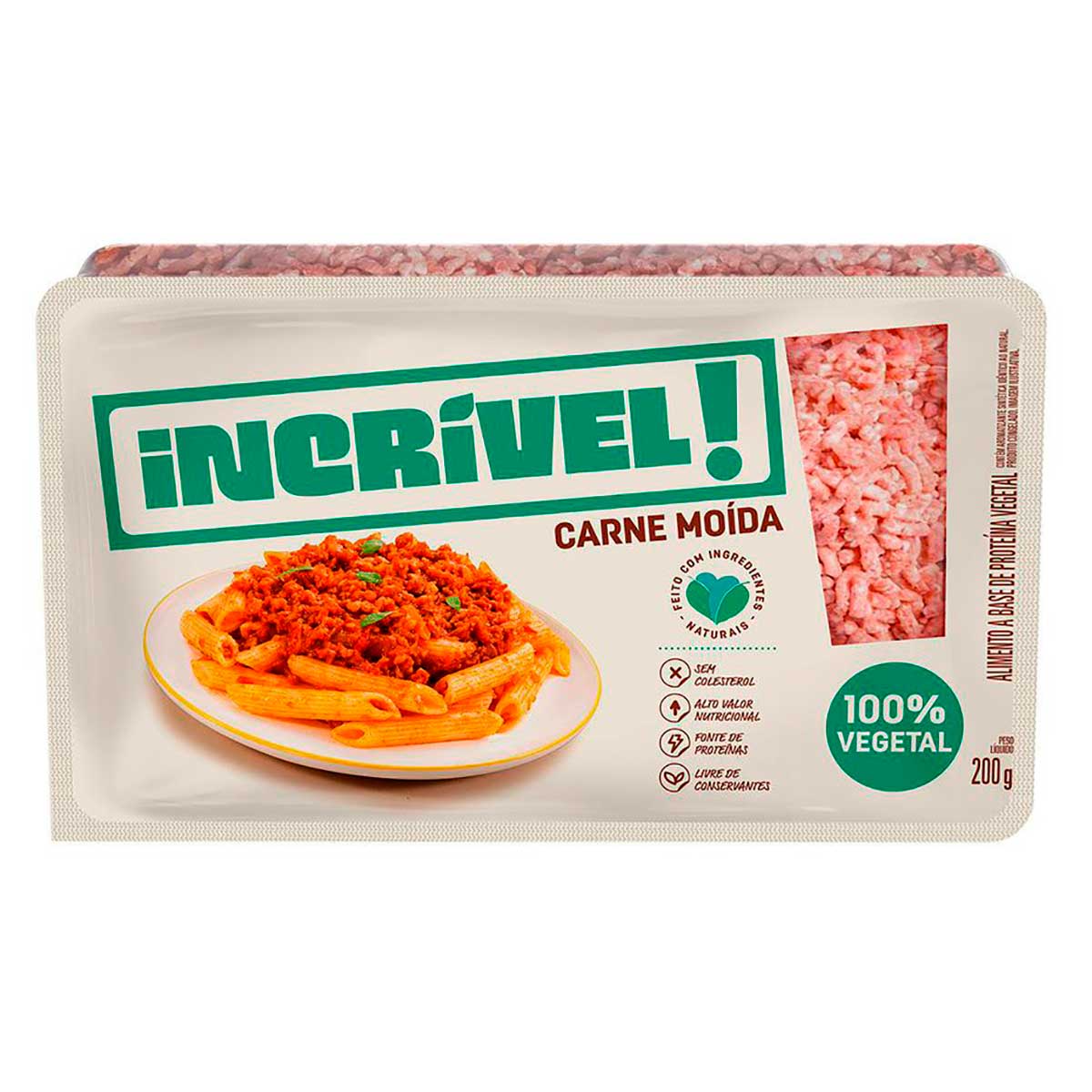 Carne Moída Incrível! 100% Vegetal 200g