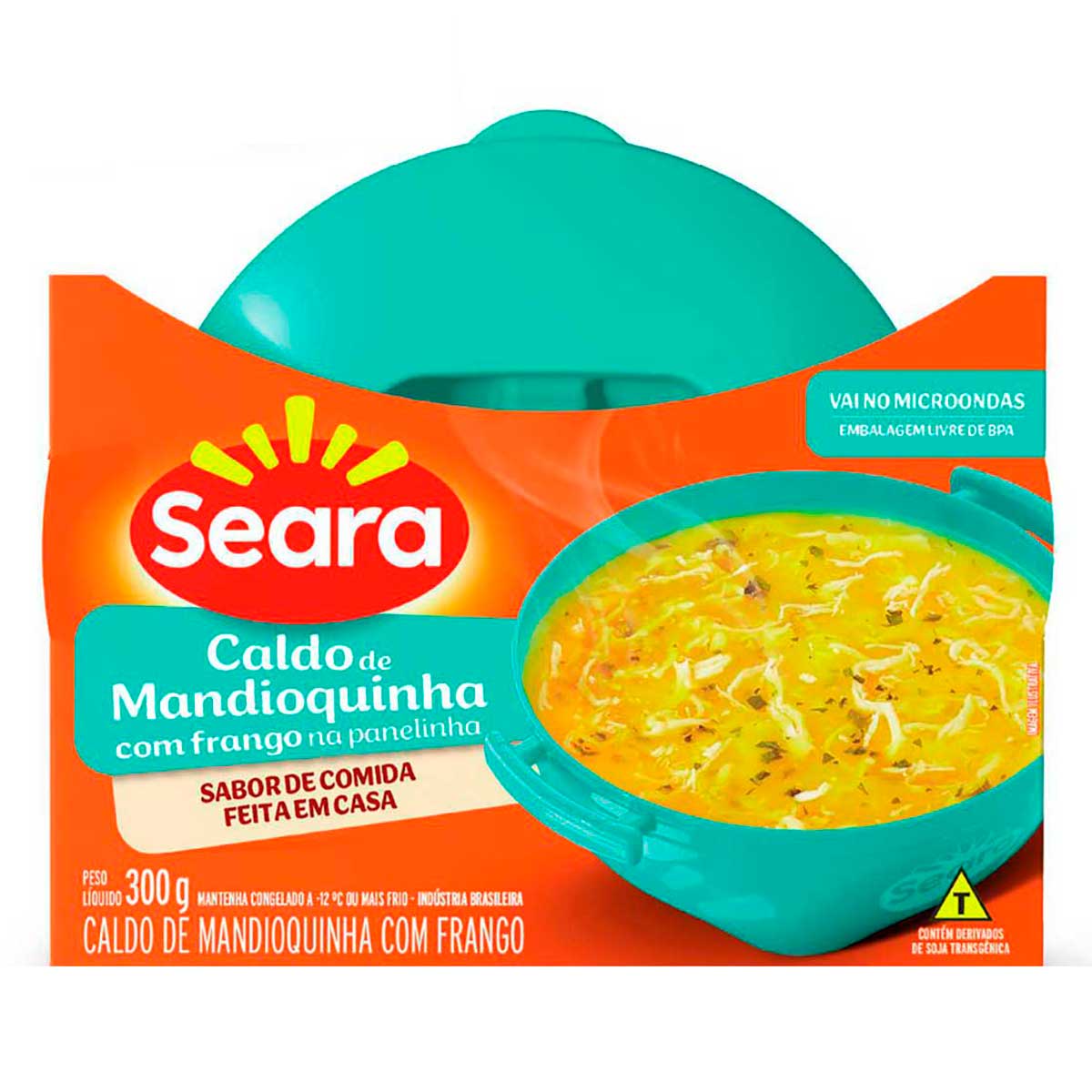 Caldo de Mandioquinha com Frango Na Panelinha Seara 300g