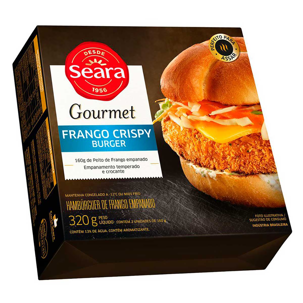 Frango crispy burger Seara Gourmet 320g