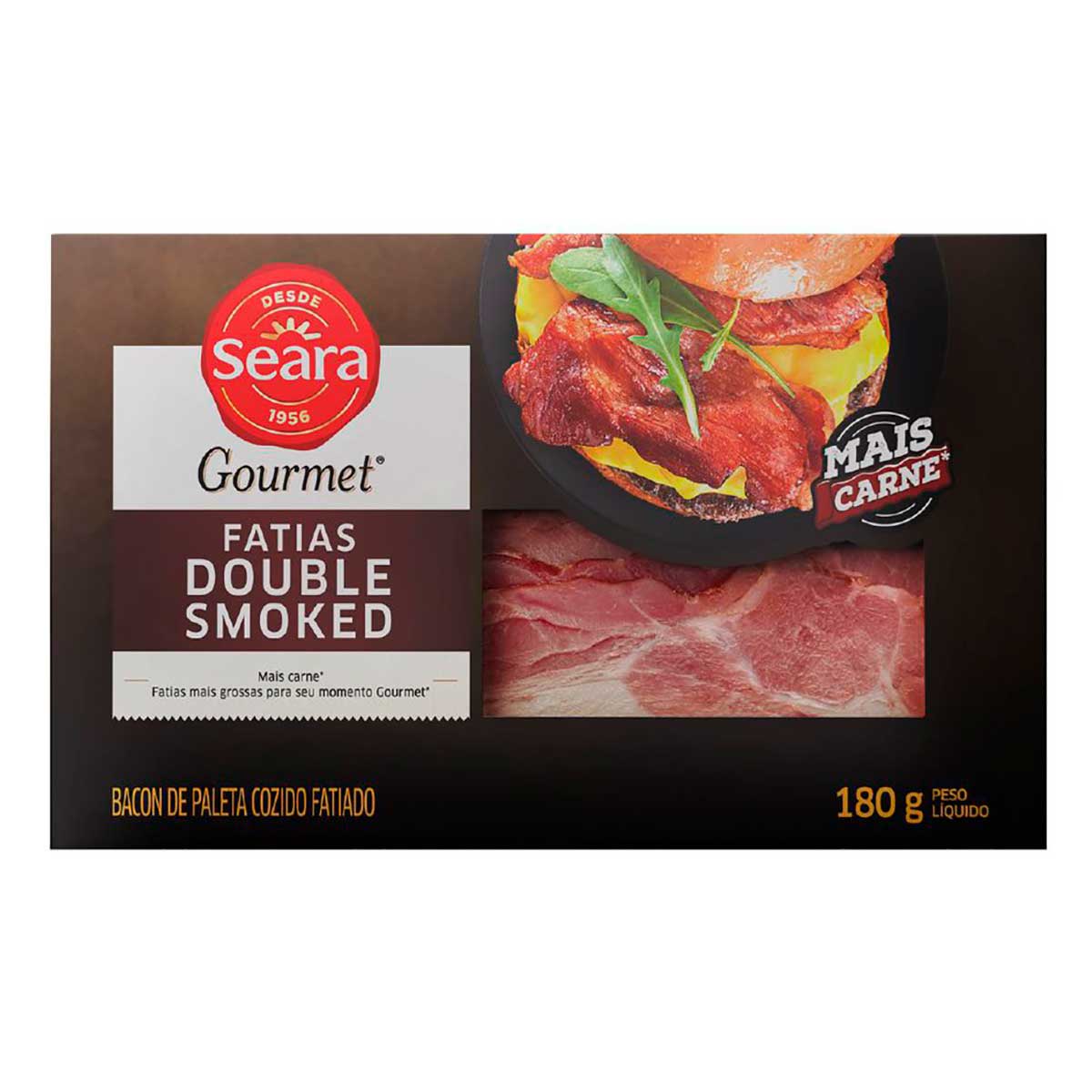 Bacon fatias double smoked Seara Gourmet 180g