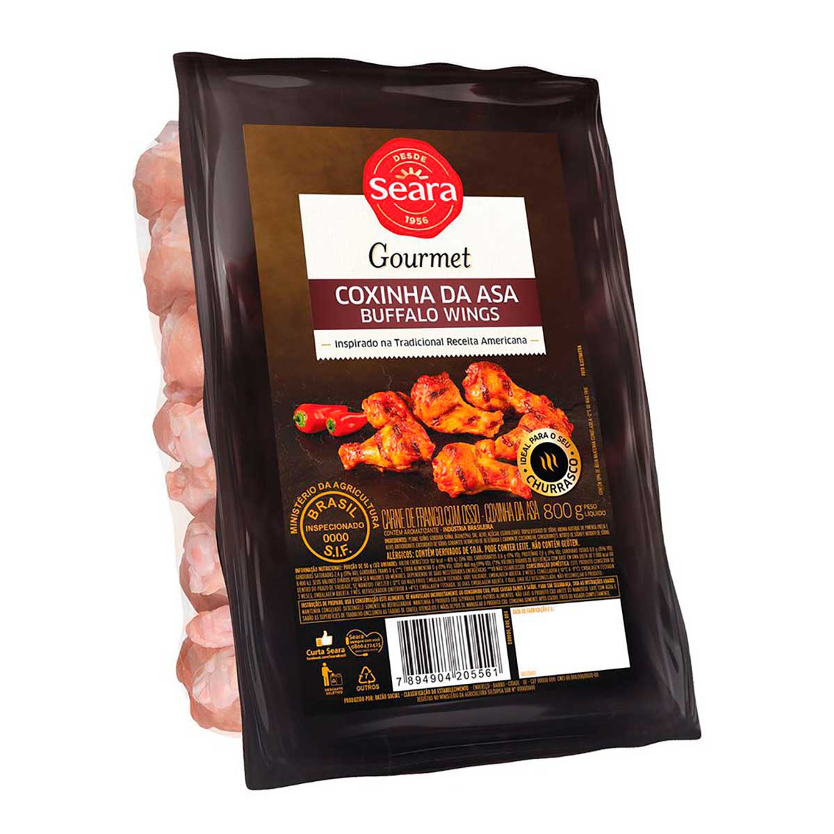 Coxinha de buffalo wings Seara Gourmet 800g