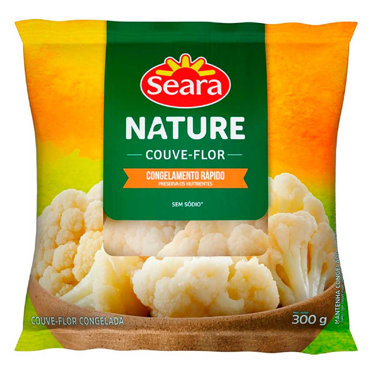 Couve flor congelada Seara Nature 300g