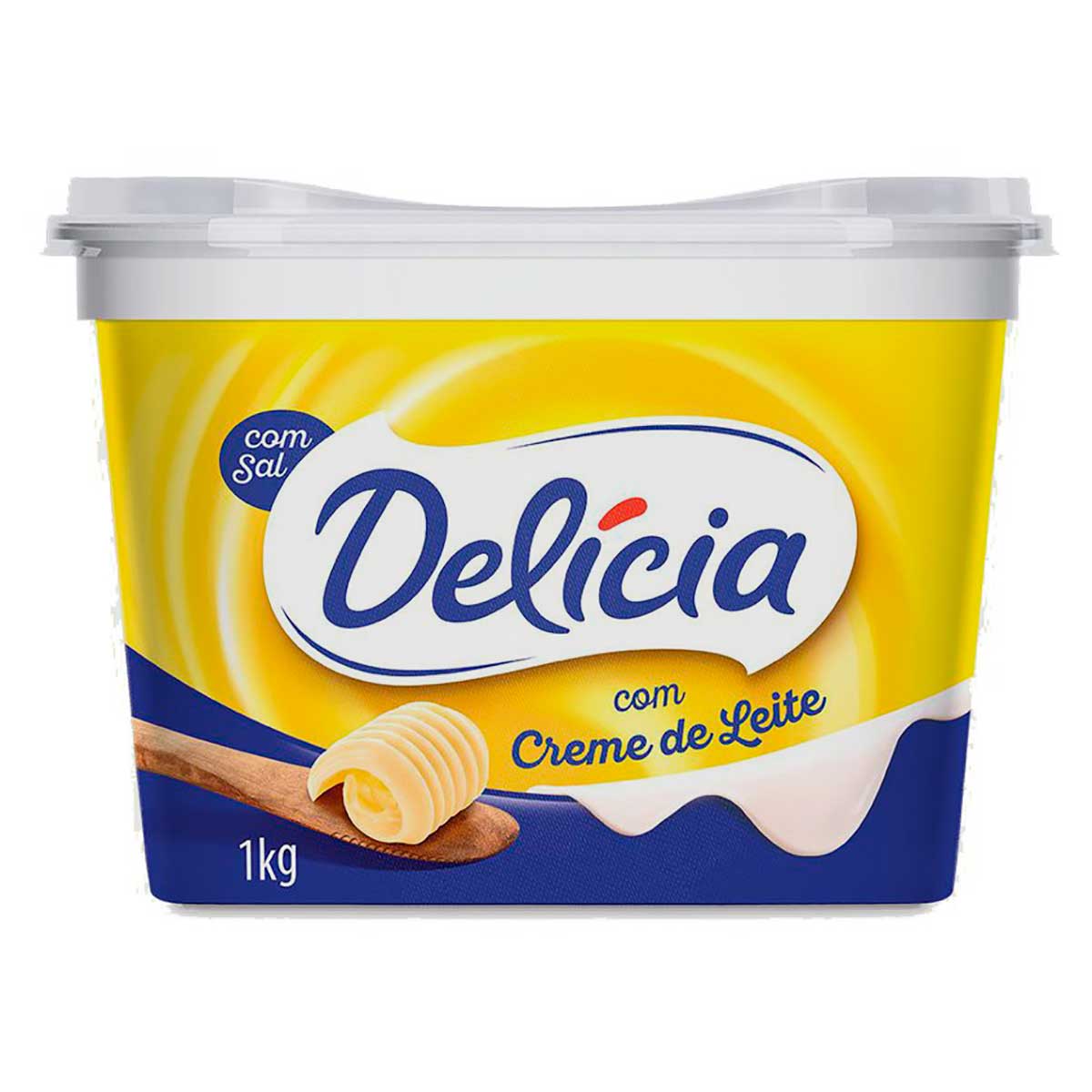 Margarina Delícia com Creme de Leite com Sal 1Kg