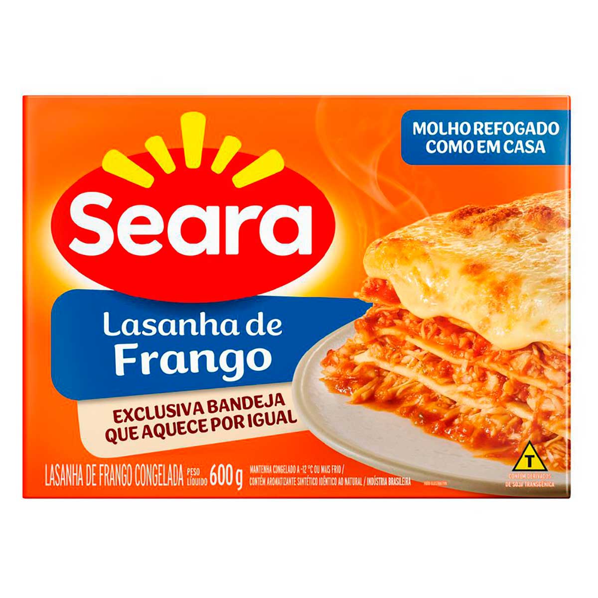 Lasanha de frango Seara 600g
