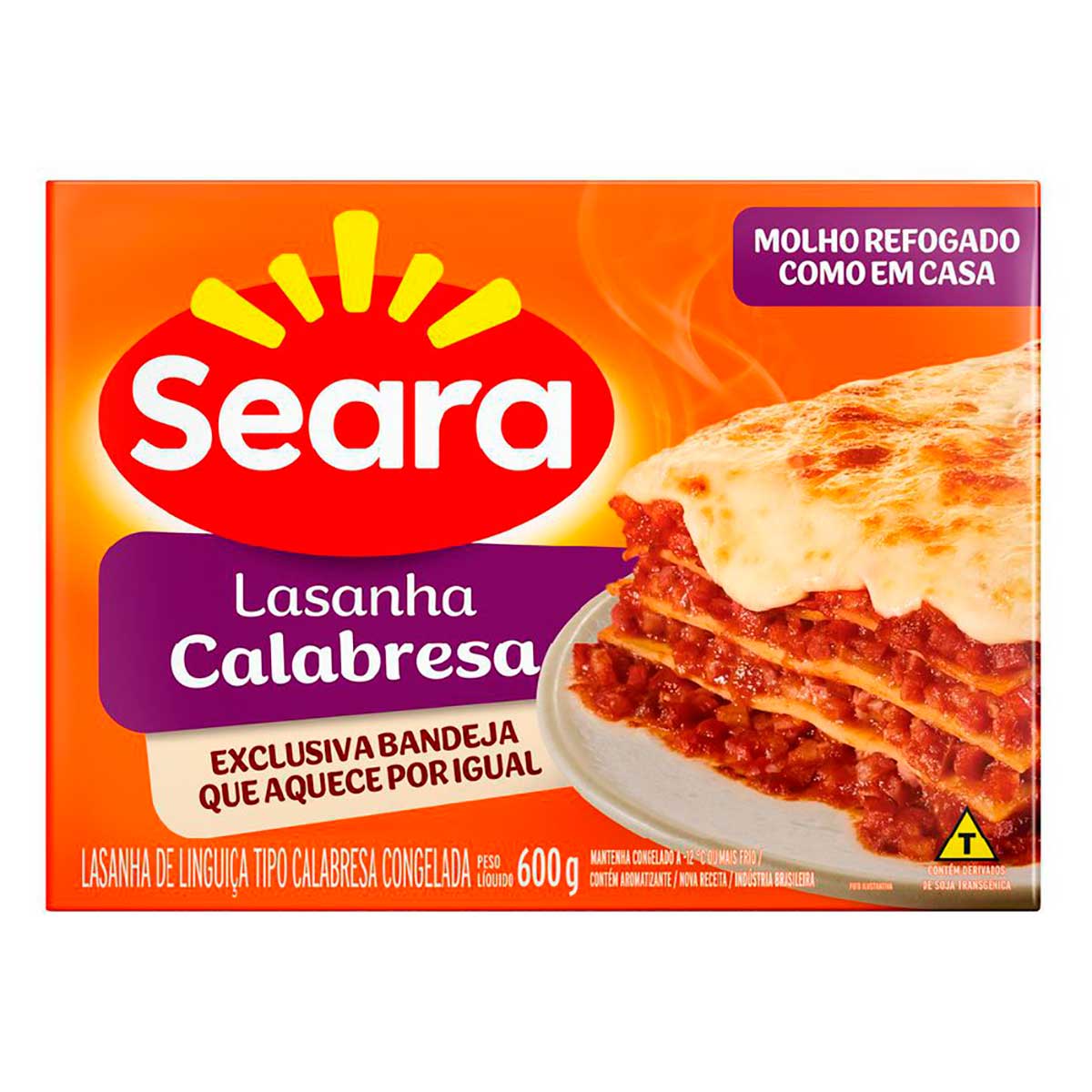 Lasanha de calabresa Seara 600g