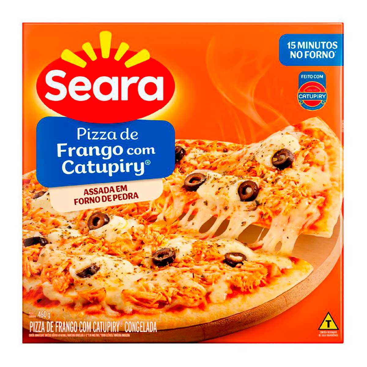 Pizza de frango com Catupiry Seara 460g