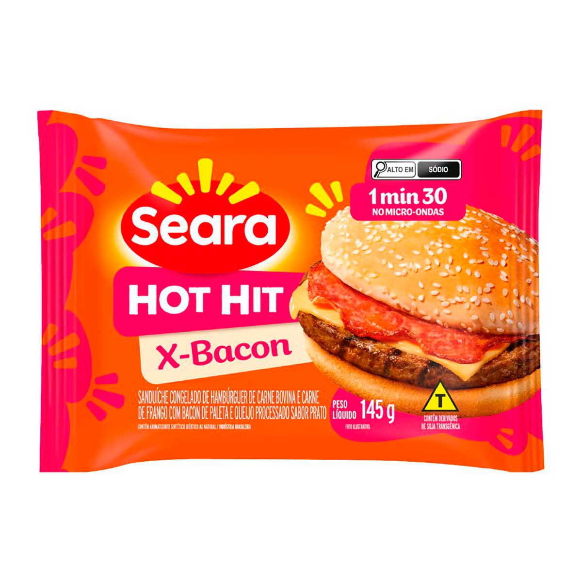 Hot Hit X-Bacon Seara 145g