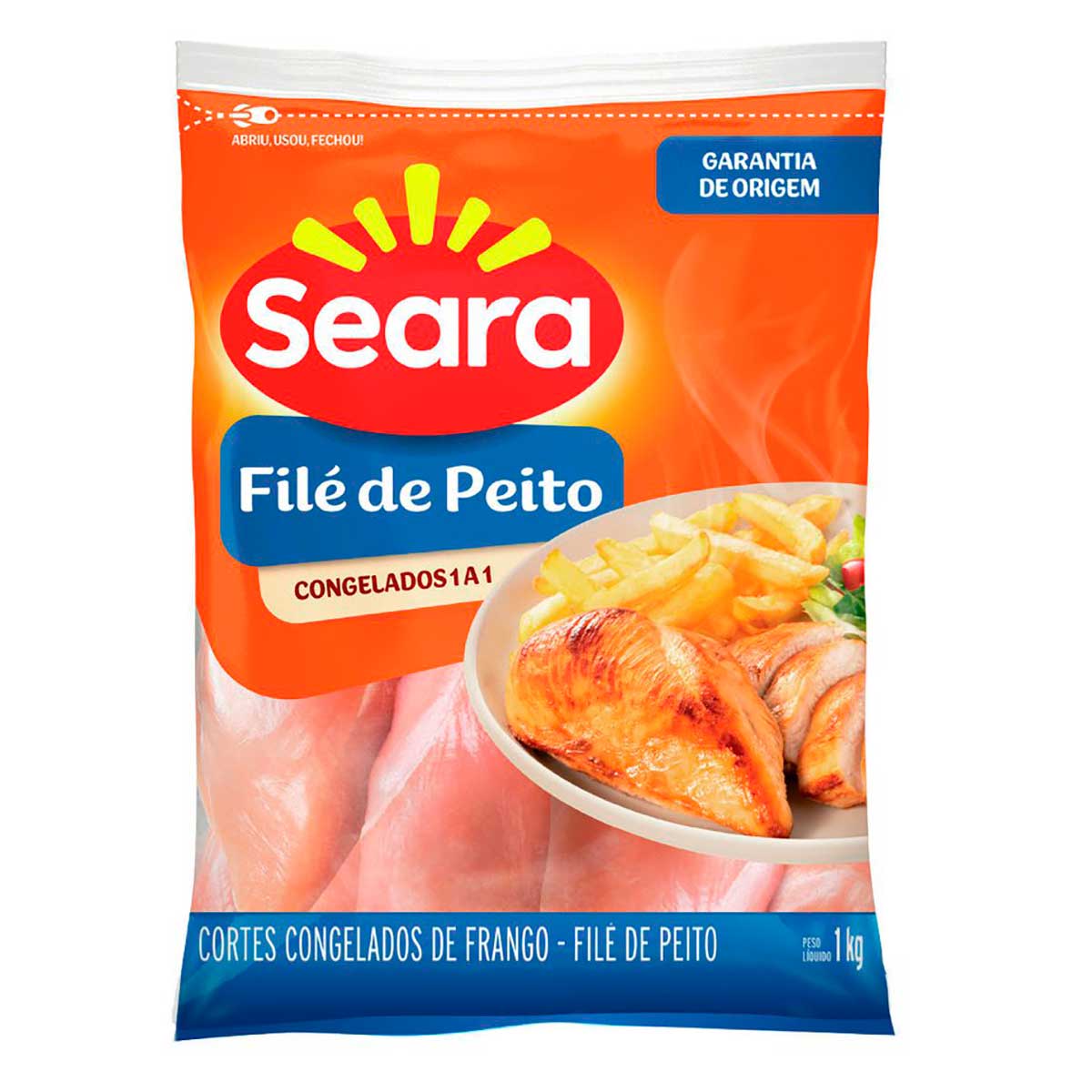 Filé de peito Seara IQF 1g