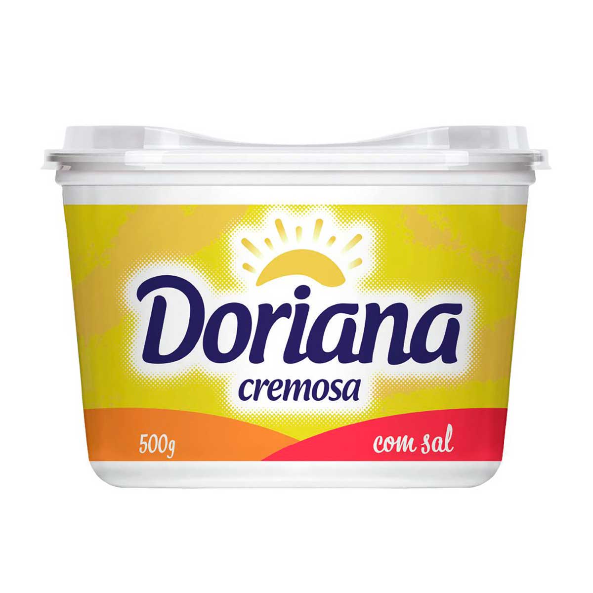 Margarina cremosa com sal Doriana 500g
