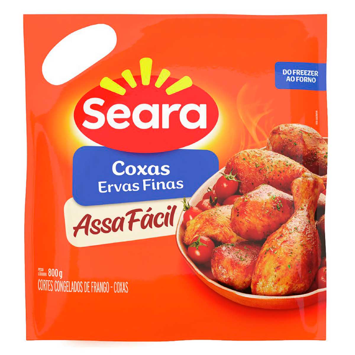 Coxa temperada Seara Assa Fácil 800g