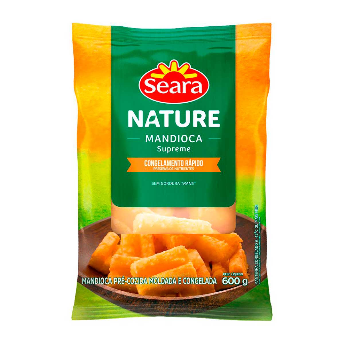 Mandioca supreme Seara Nature 600g