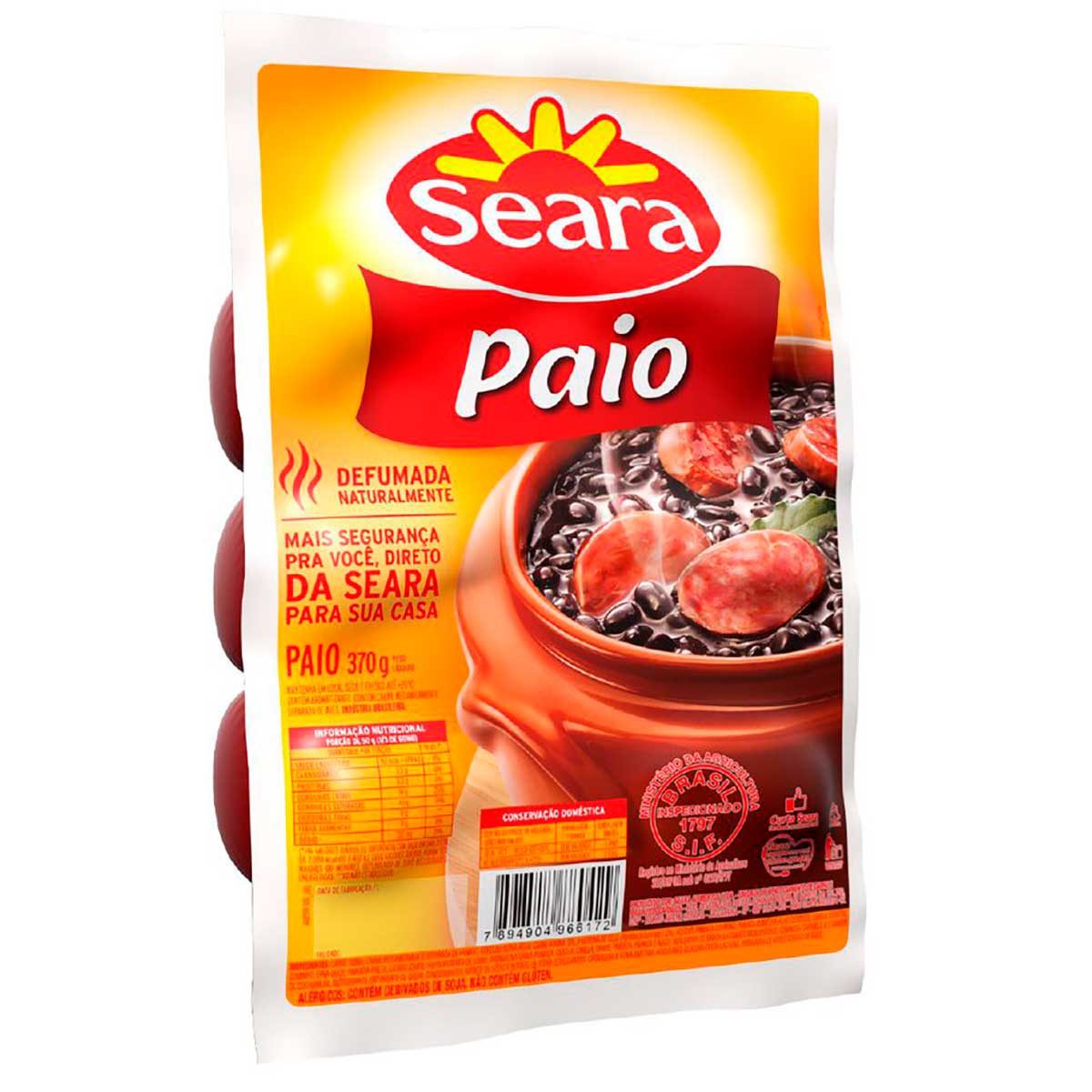 Linguiça paio Seara 370g