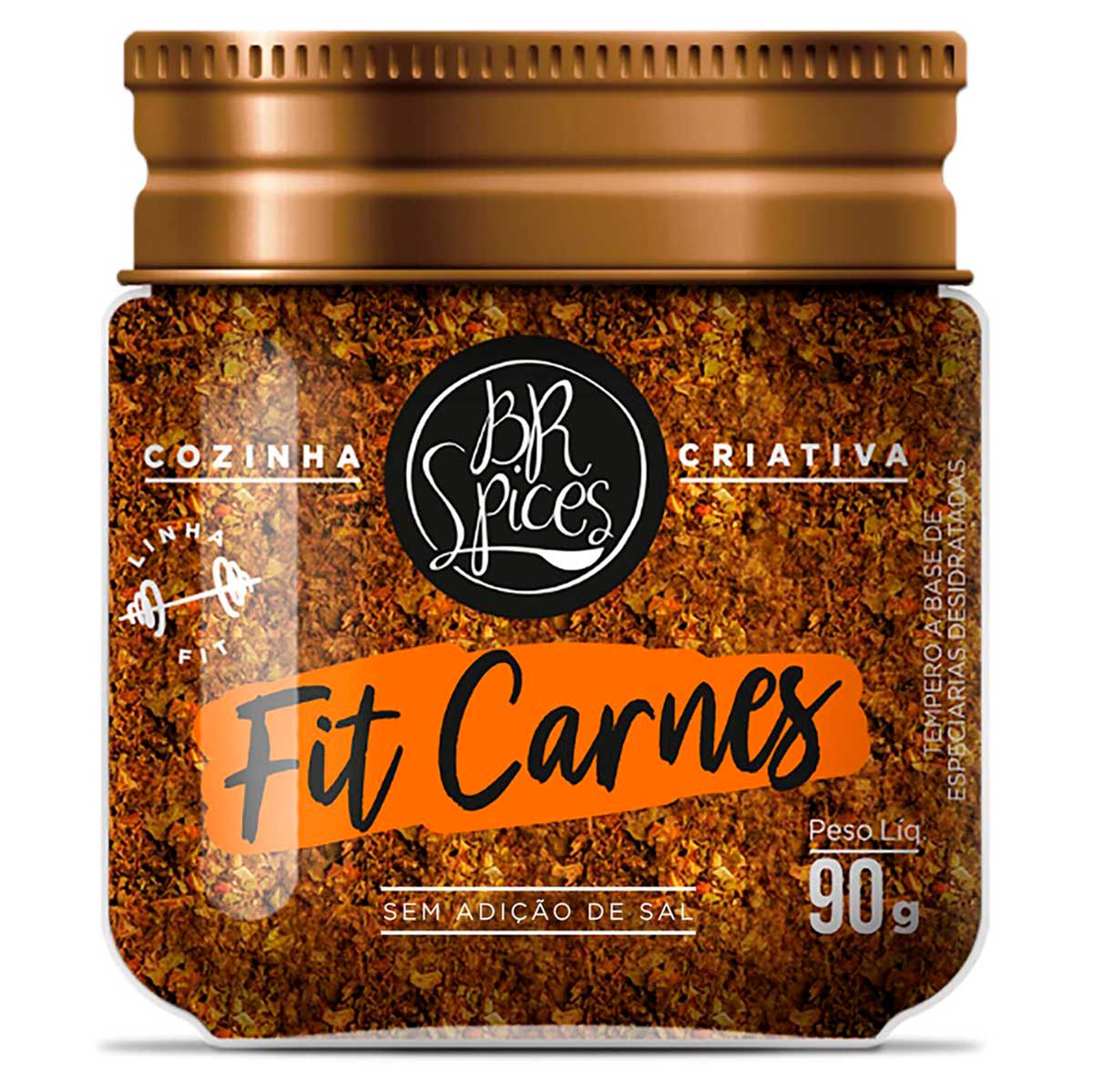 Condimento para Carne Zero Sódio BR Spices Fit 90g