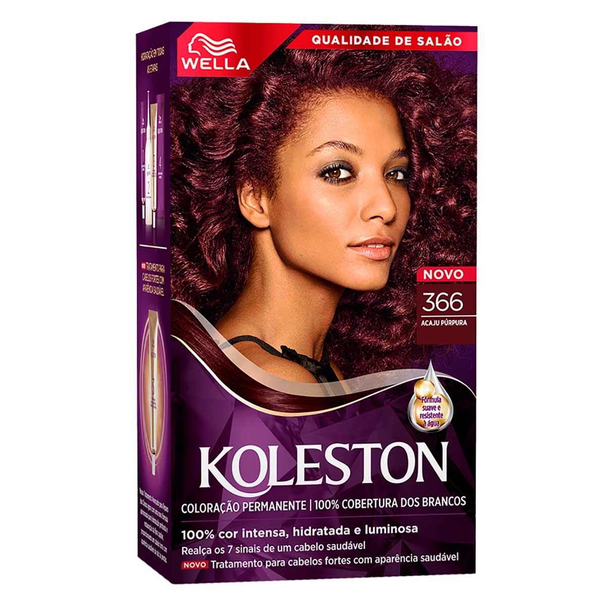 Kit tintura 366 acaju púrpura Wella Koleston