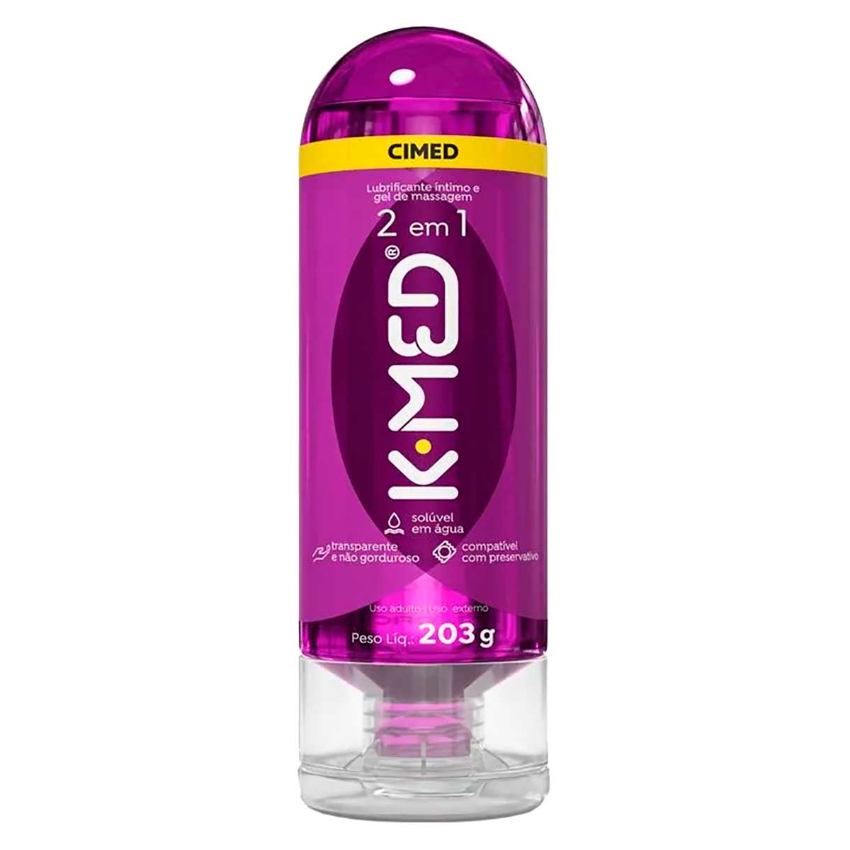 Gel Lubrificante Íntimo K-MED 2 em 1 203g