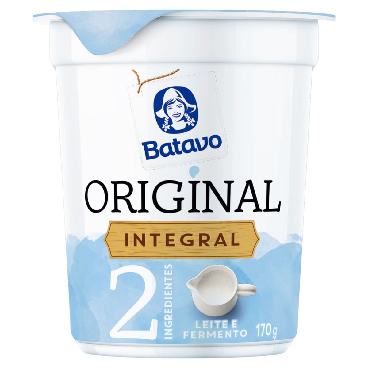 Iogurte Natural Integral Batavo 170g
