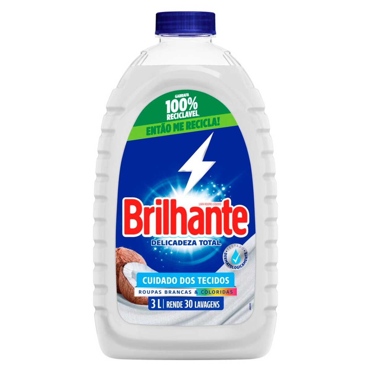 Sabão Líquido Brilhante Delicadeza Total 3 Litros