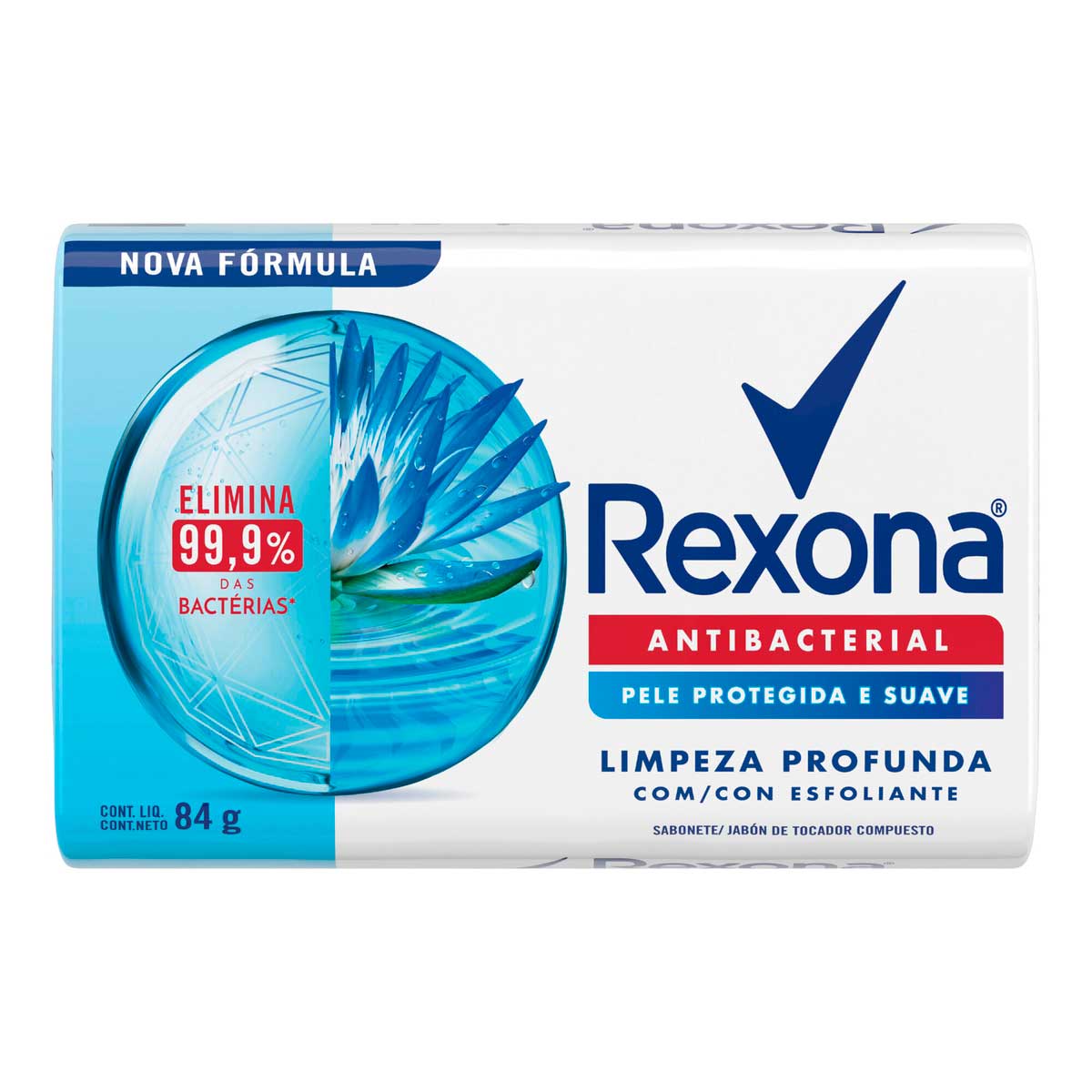 Sabonete em Barra Corporal Rexona Limpeza Profunda 84g