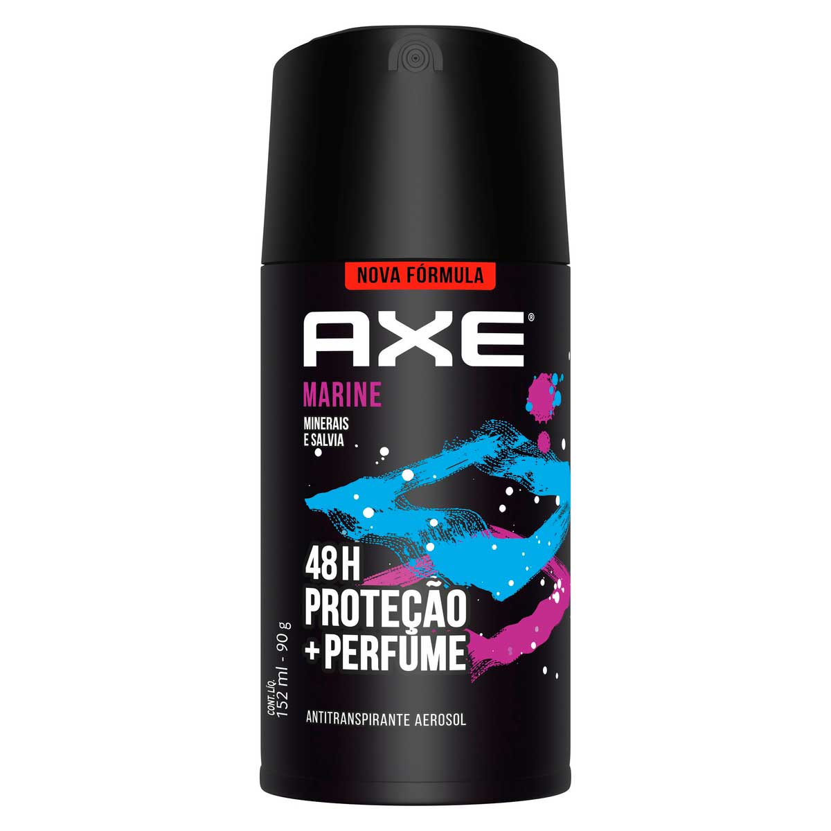 Antitranspirante Aerossol Marine Minerais e Sálvia 48h Proteção Axe 152 ml