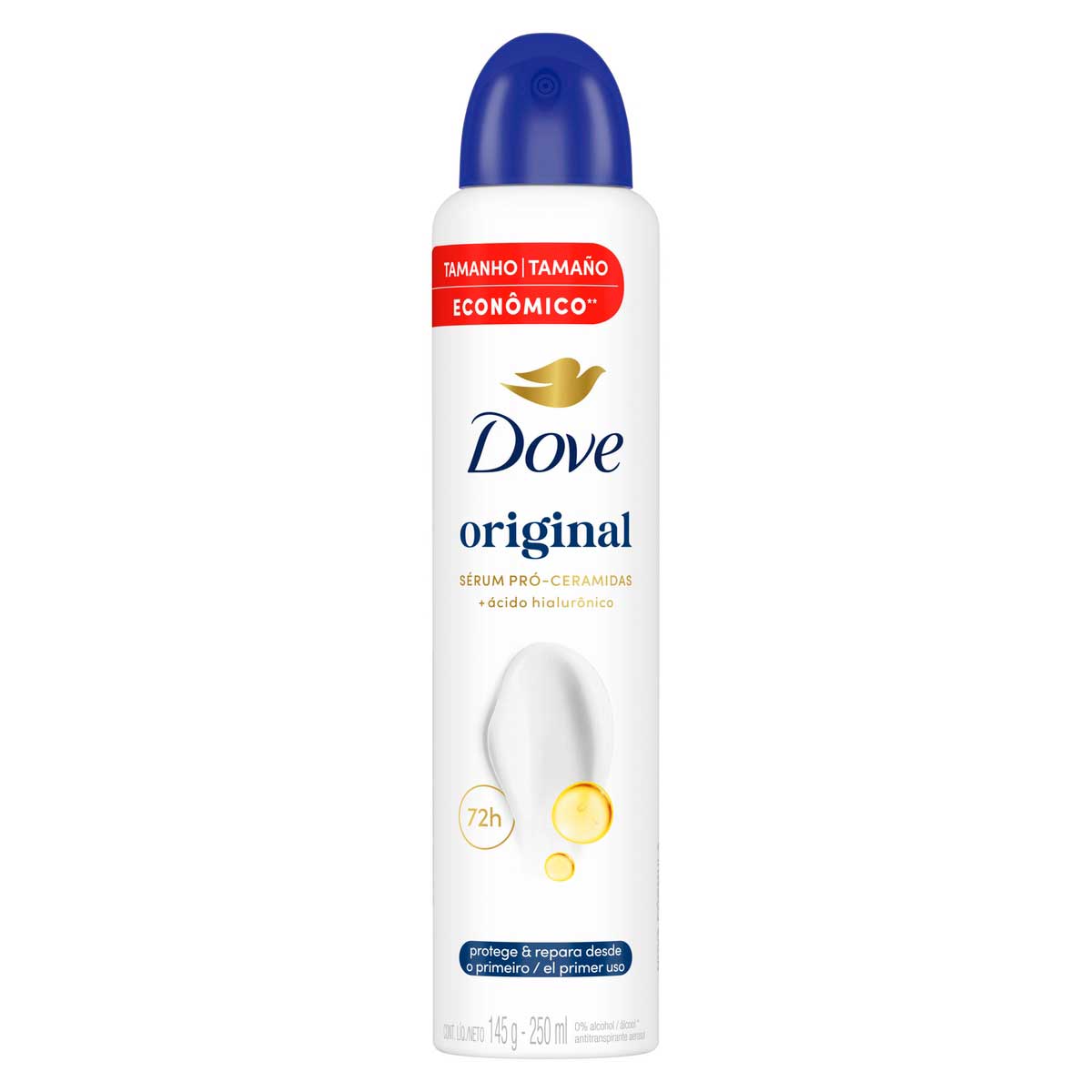 Desodorante Antitranspirante Aerosol Dove Original 250 ml