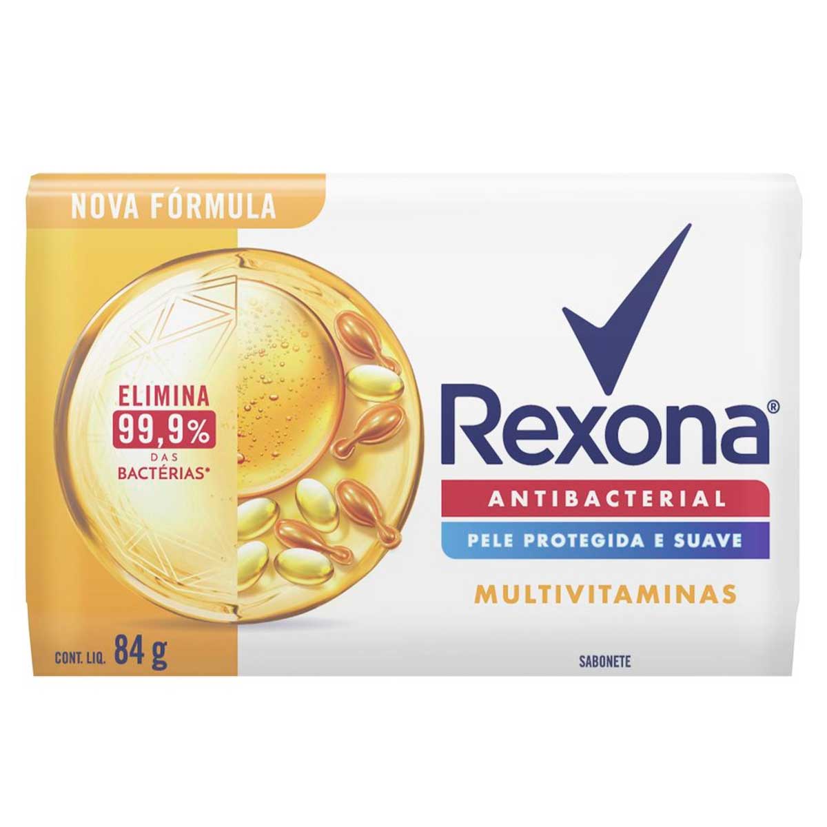 Sabonete em Barra Rexona Envoltório 84g