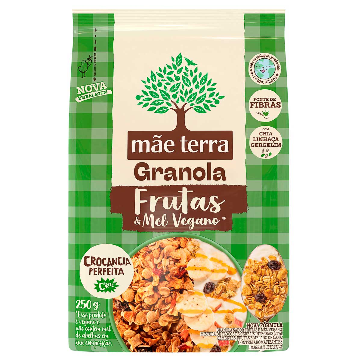 Granola Mãe Terra Frutas e Mel 250g