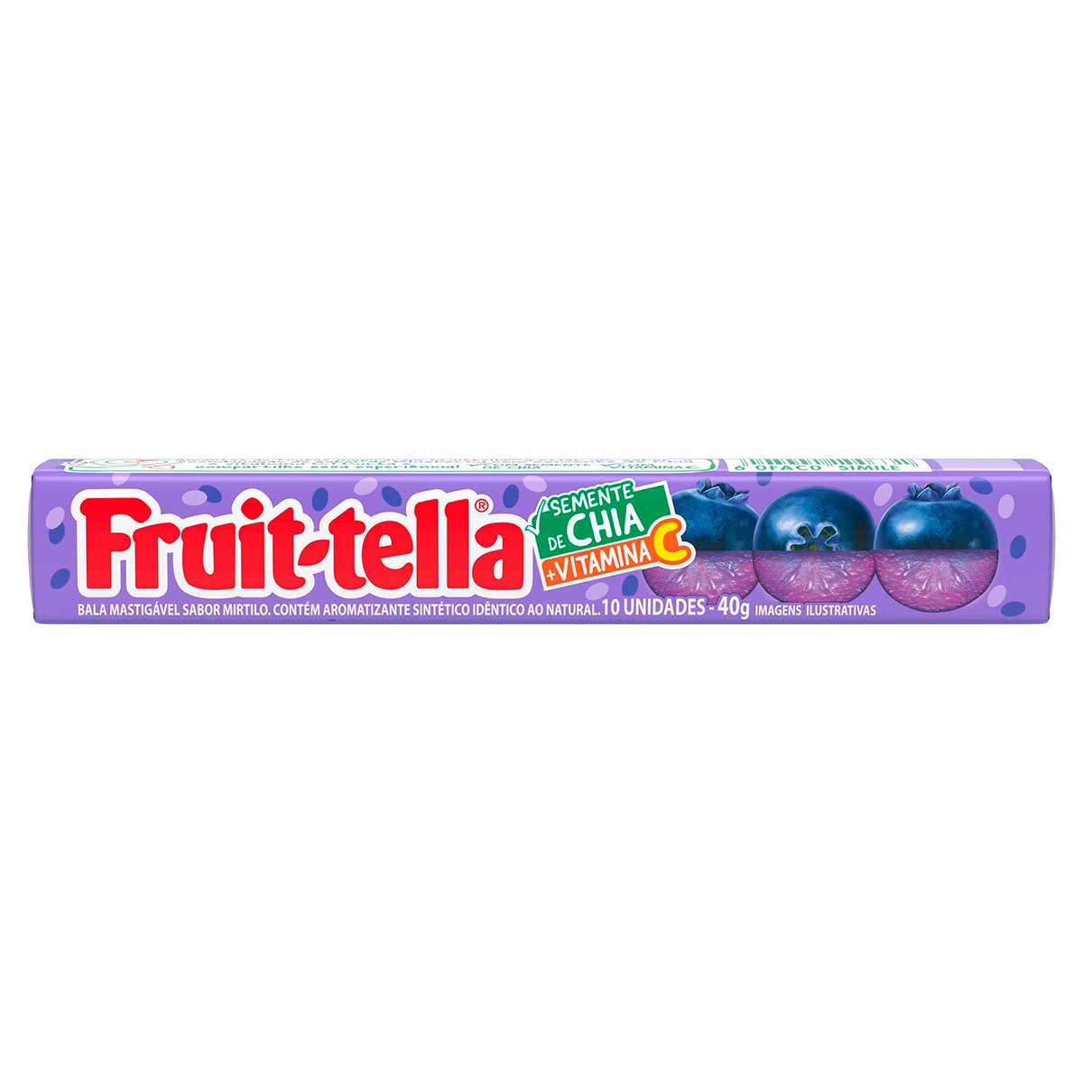 Bala Mirtilo Fruit-Tella 40g