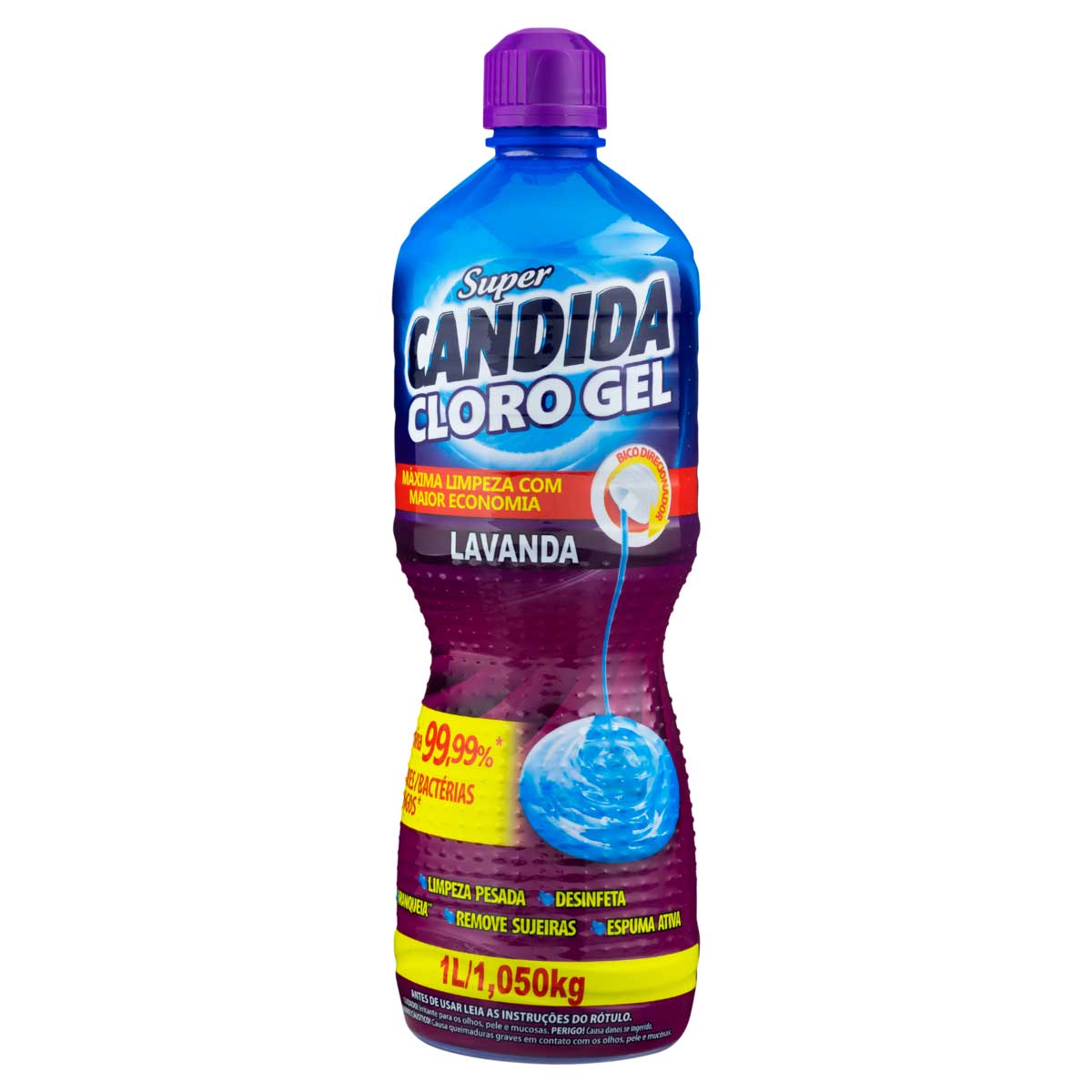 Cloro em Gel Lavanda Super Candida 1L