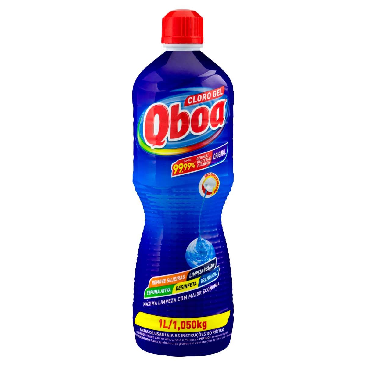 Desinfetante Qboa Cloro Gel Original 1L