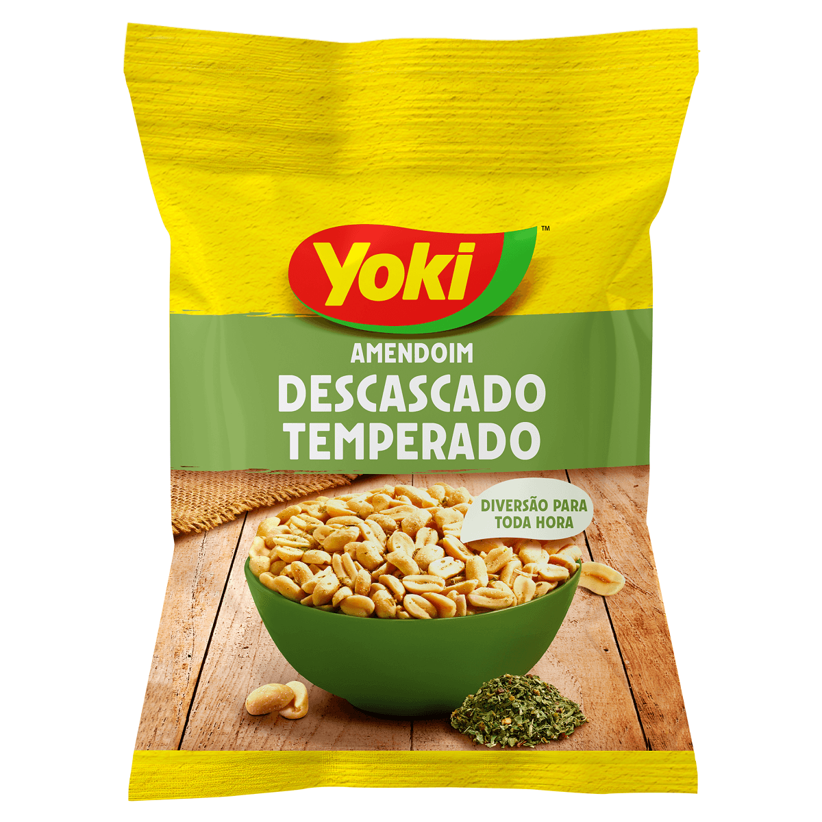 Amendoim Torrado e Temperado sem Casca Yoki Pacote 110g