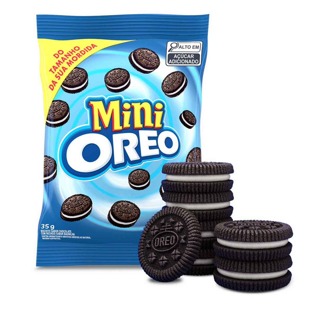 Biscoito recheado Mini Oreo original 35g