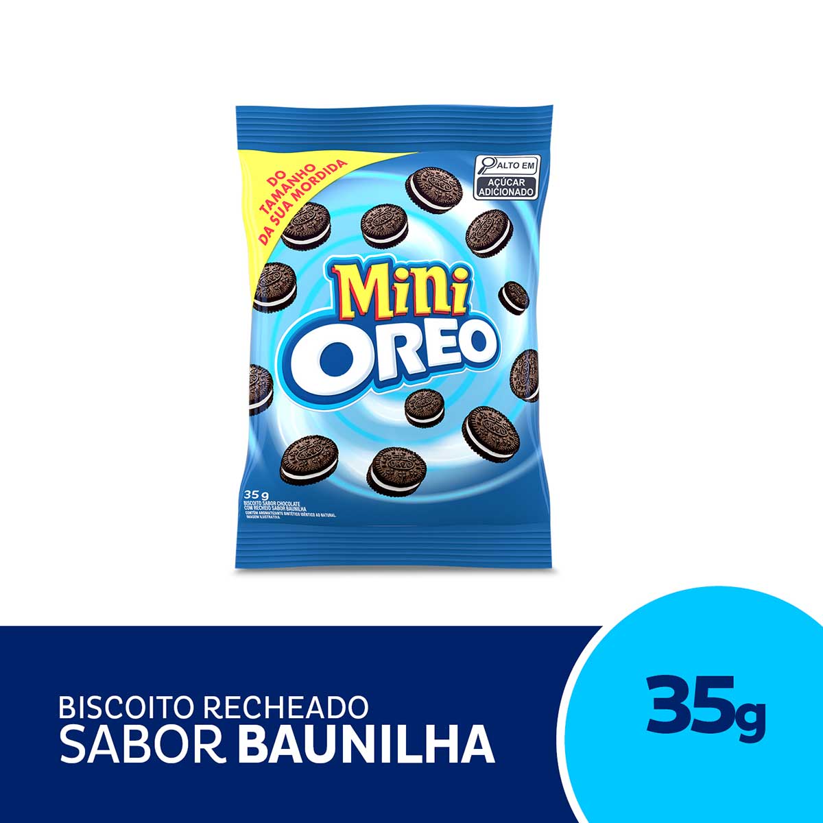 Biscoito recheado Mini Oreo original 35g