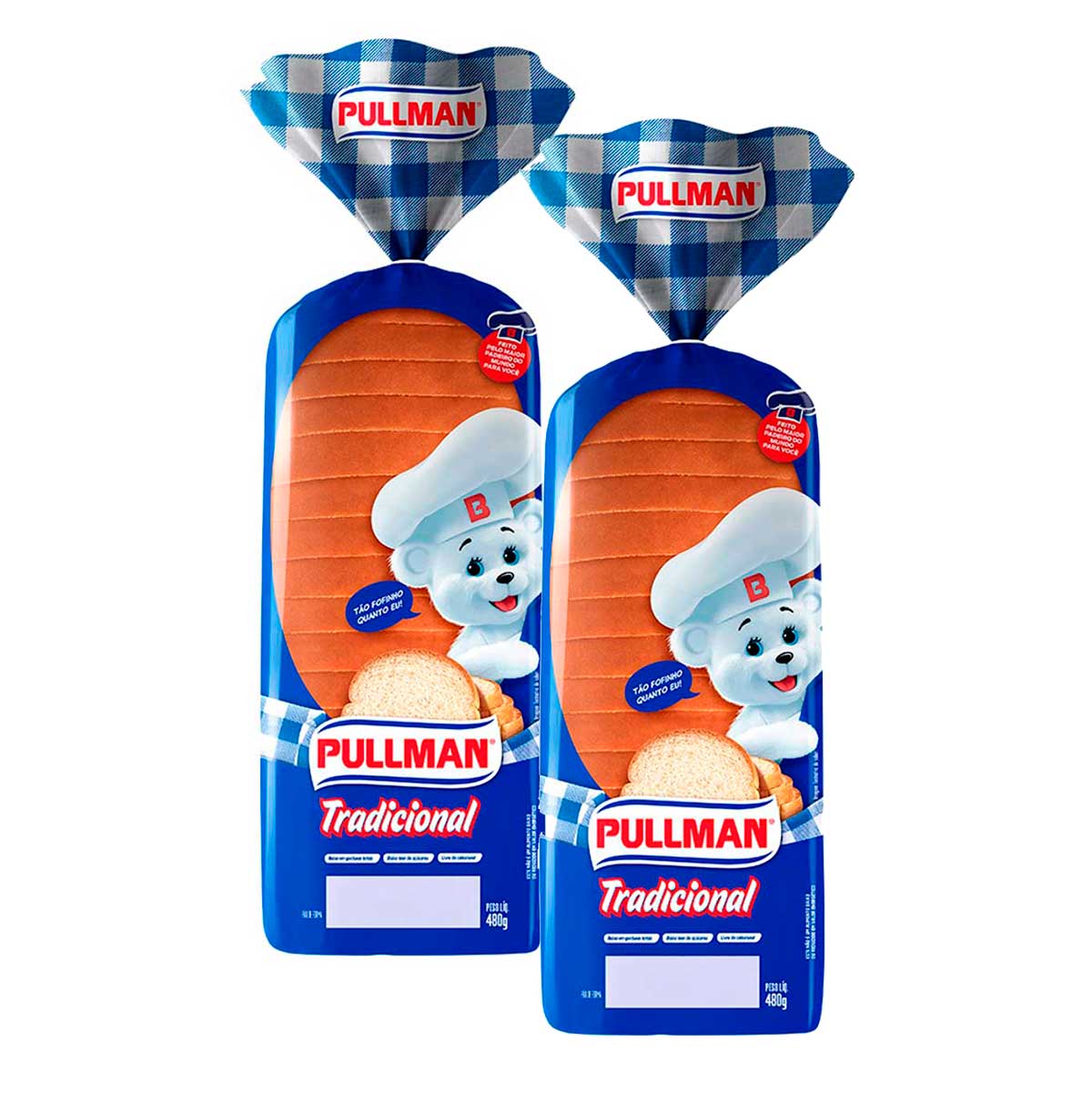 Pão de Forma Pullman 480g 2 Unidades