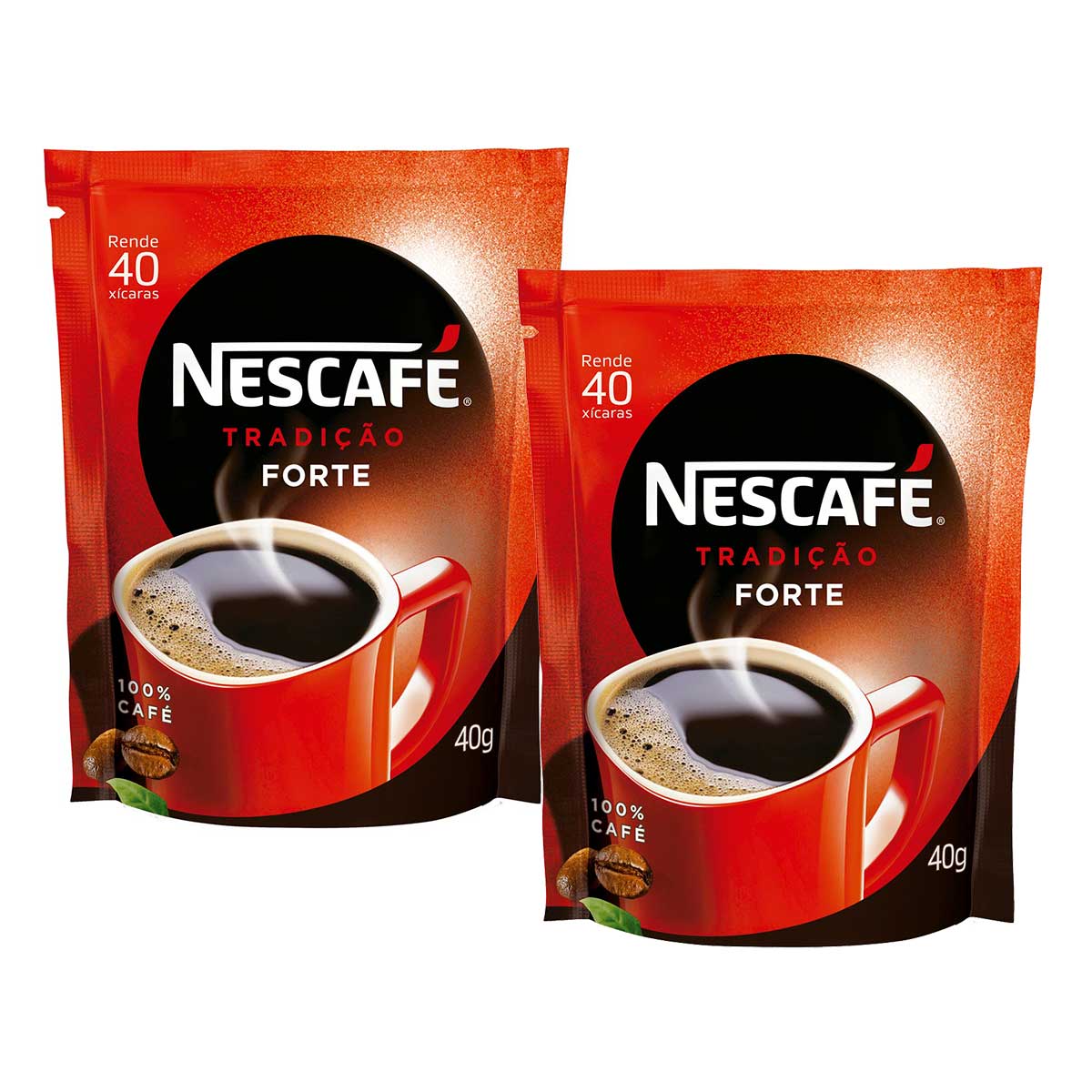 Café Solúvel Nescafé Tradição Forte Sachet 40g 2 Unidades