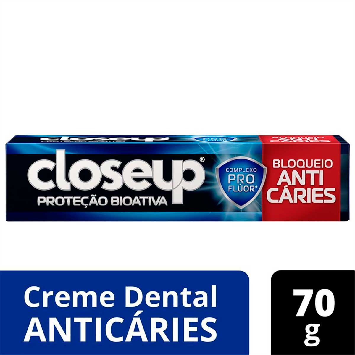 Creme Dental Close Up Proteção Bioativa Bloqueio Anticáries 70 GR