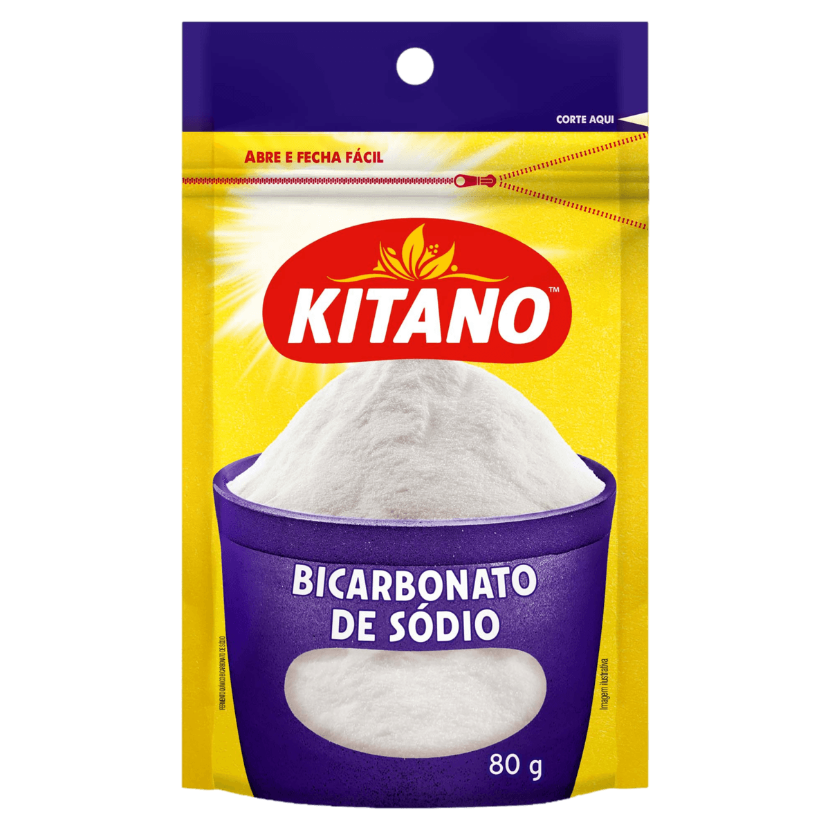 Bicarbonato de Sódio Kitano Pouch 80g