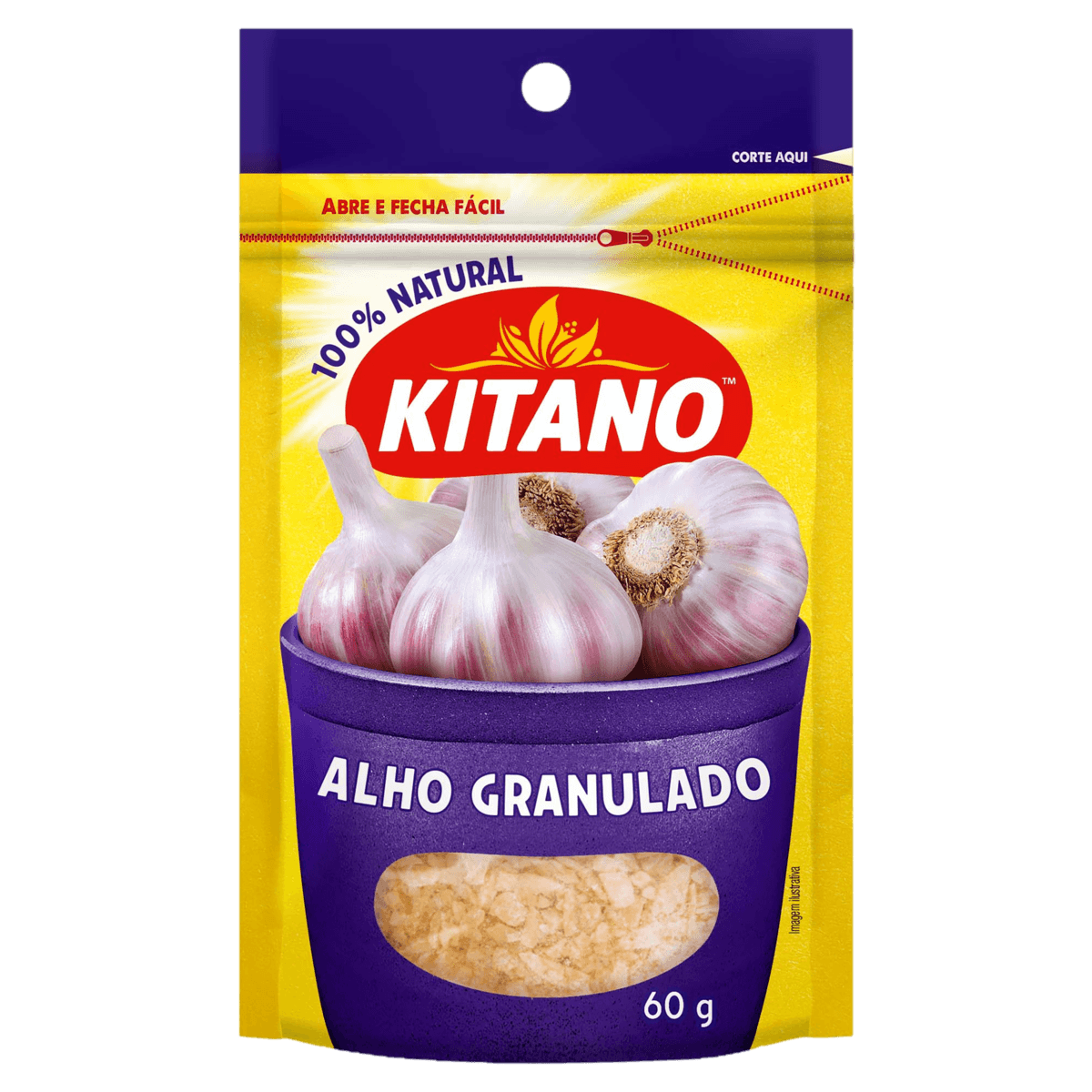 Alho Granulado Kitano Pouch 60g