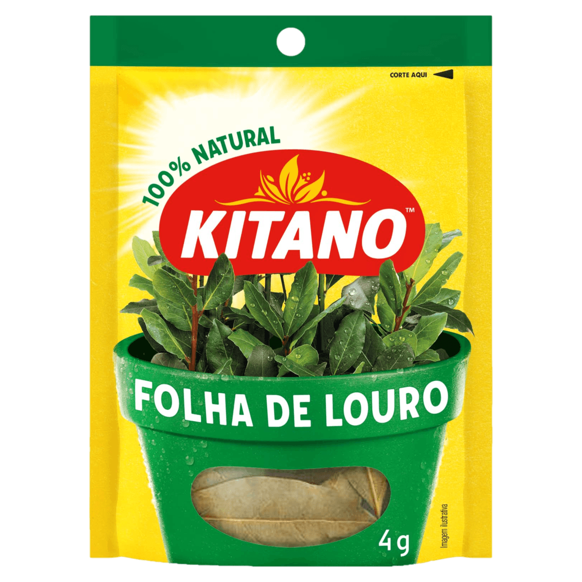 Louro Folha Kitano Pacote 4g