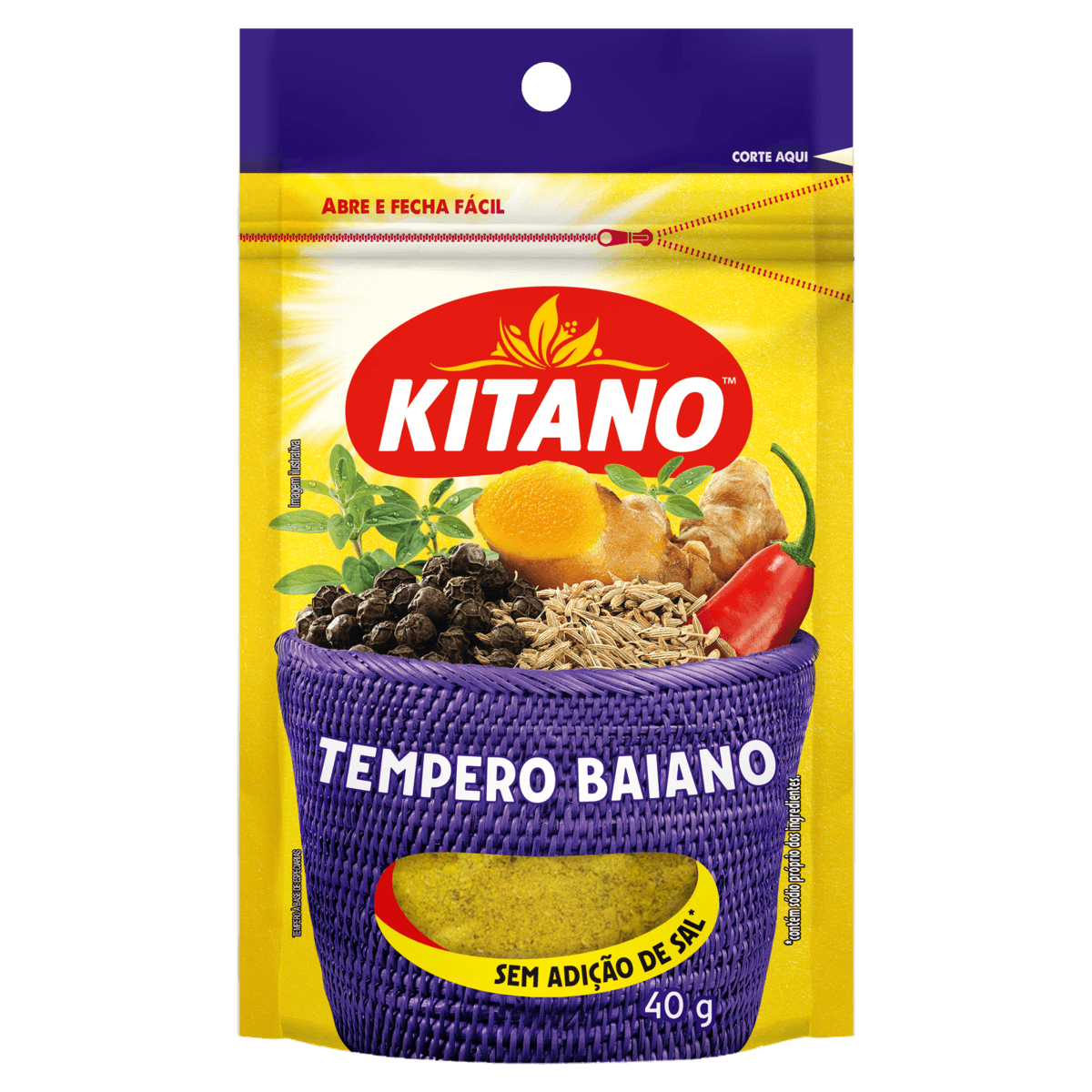 Tempero Baiano Kitano Pouch 40g