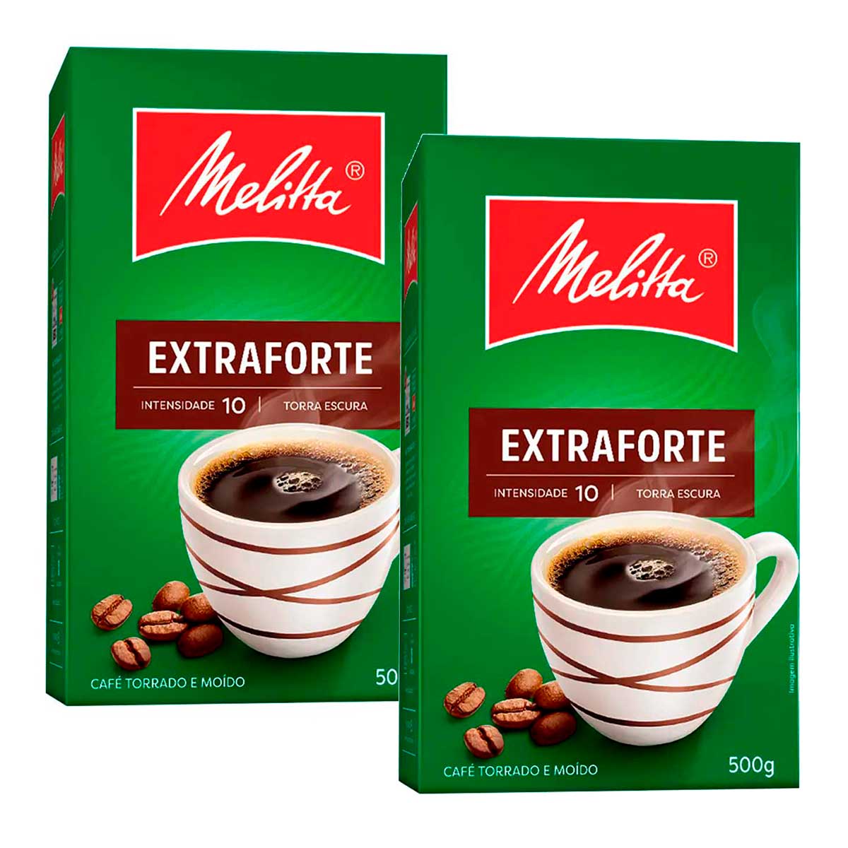 Café em Pó Melitta Extra Forte 500g 2 Unidades