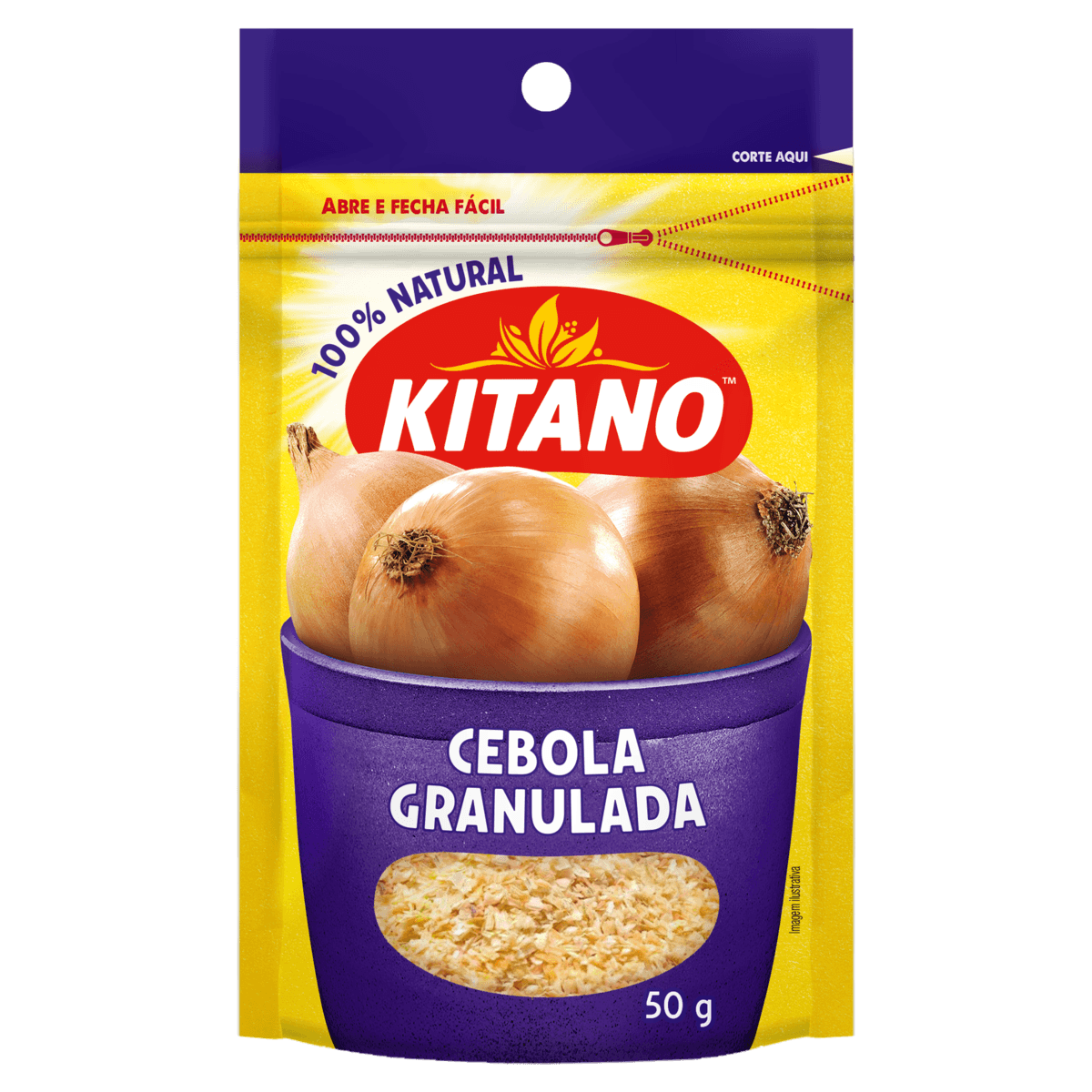 Cebola Granulada Kitano Pouch 50g