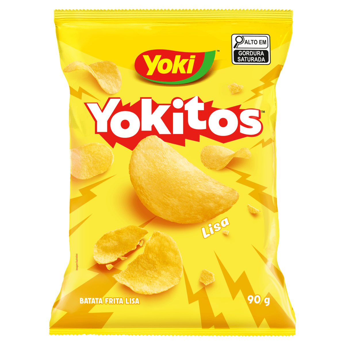 Batata Frita Lisa Clássica Yoki Yokitos Pacote 90g