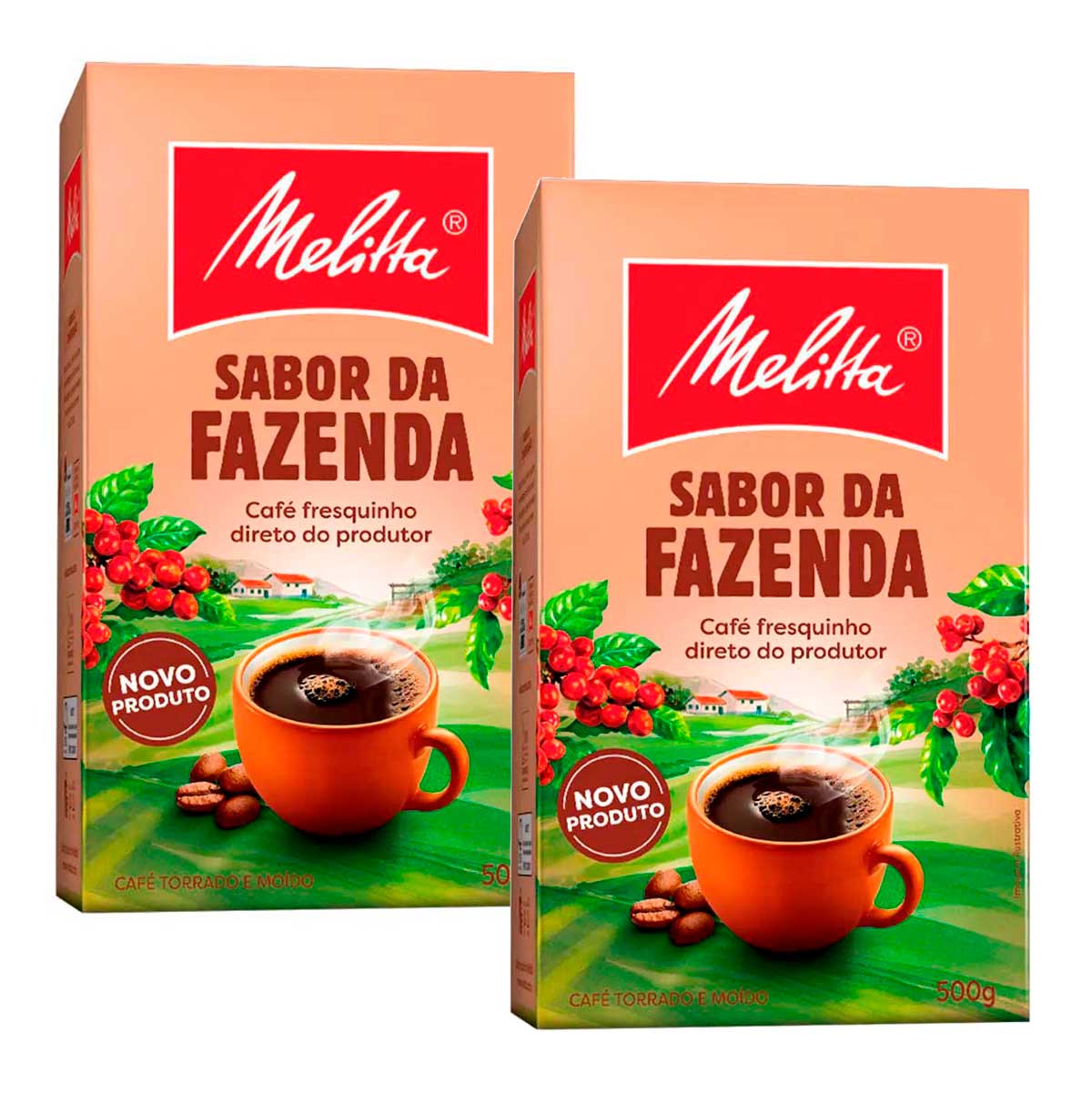 Café em Pó Melitta Sabor da Fazenda 500g 2 Unidades
